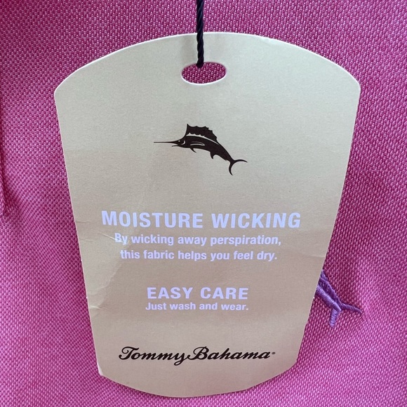 TOMMY BAHAMA POLO SHIRT, “PINK CONFETTI”COLOR, SIZE EXTRA LARGE (XL) - Picture 10 of 13